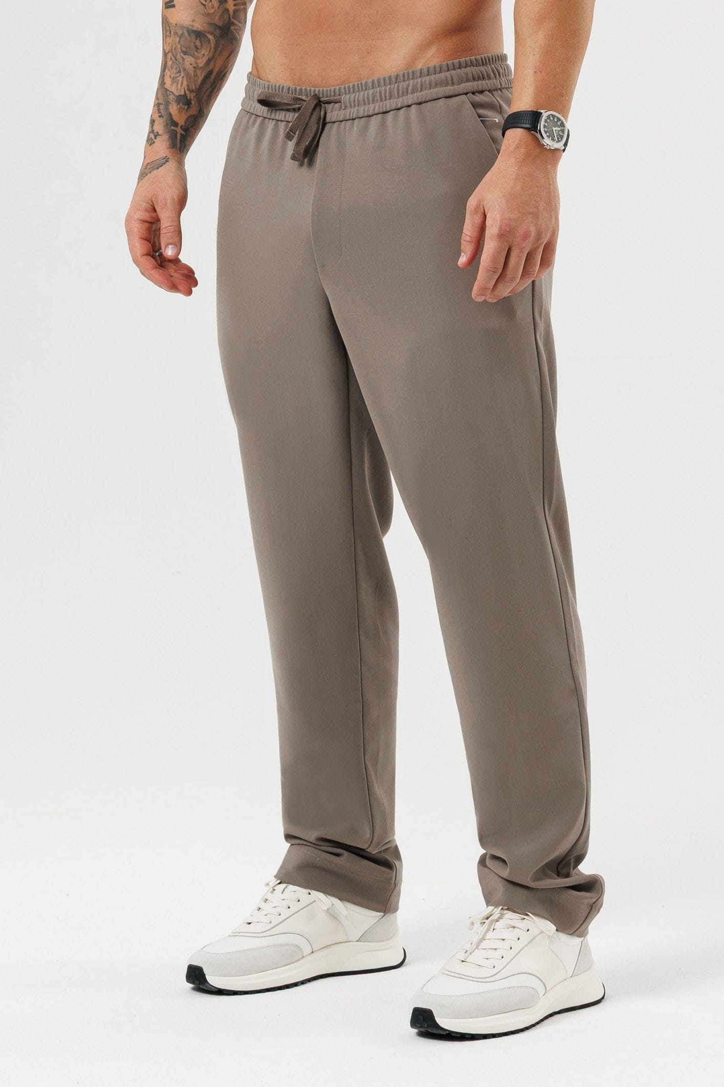 Legend London TROUSERS - RELAXED RELAXED TROUSER - TAUPE