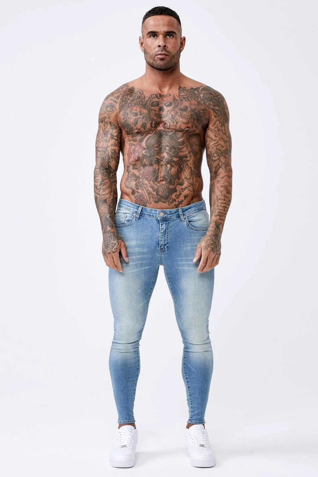 Legend London Jeans Aqua Blue - Spray-On Jeans