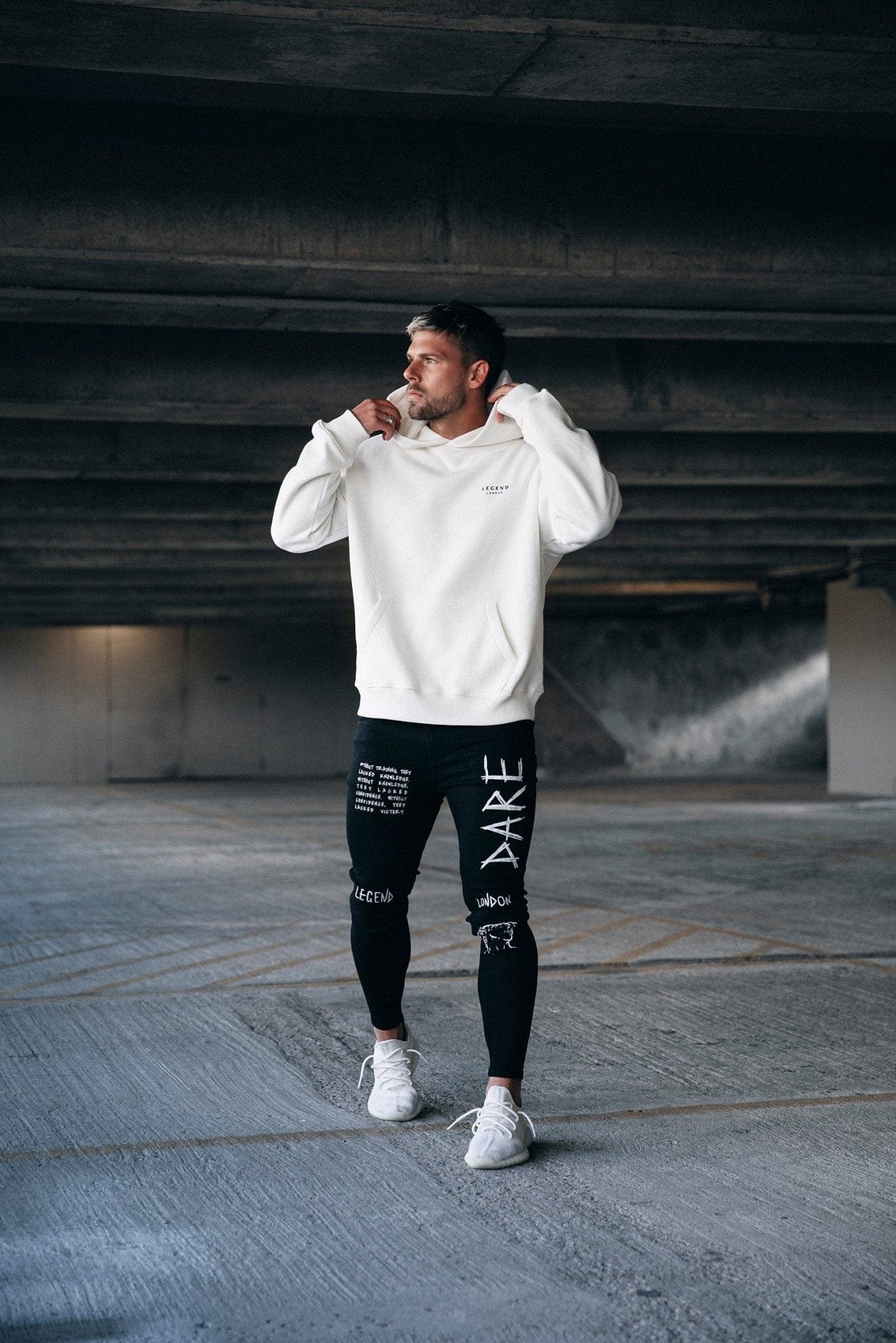 Legend London Jeans Graffiti Jeans - Black