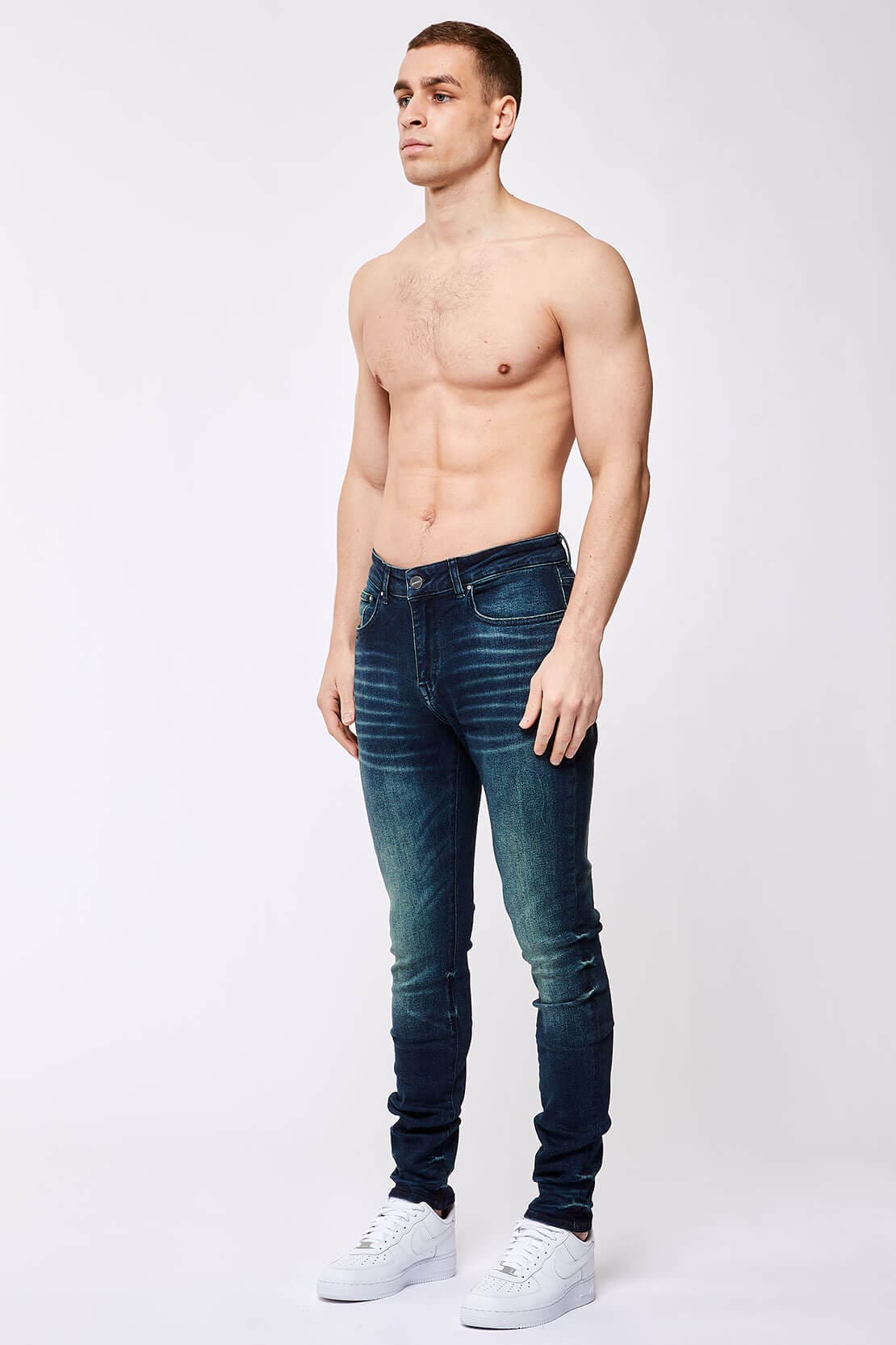 Legend London Jeans SKINNY FIT JEANS - DARK BLUE OVERDYE
