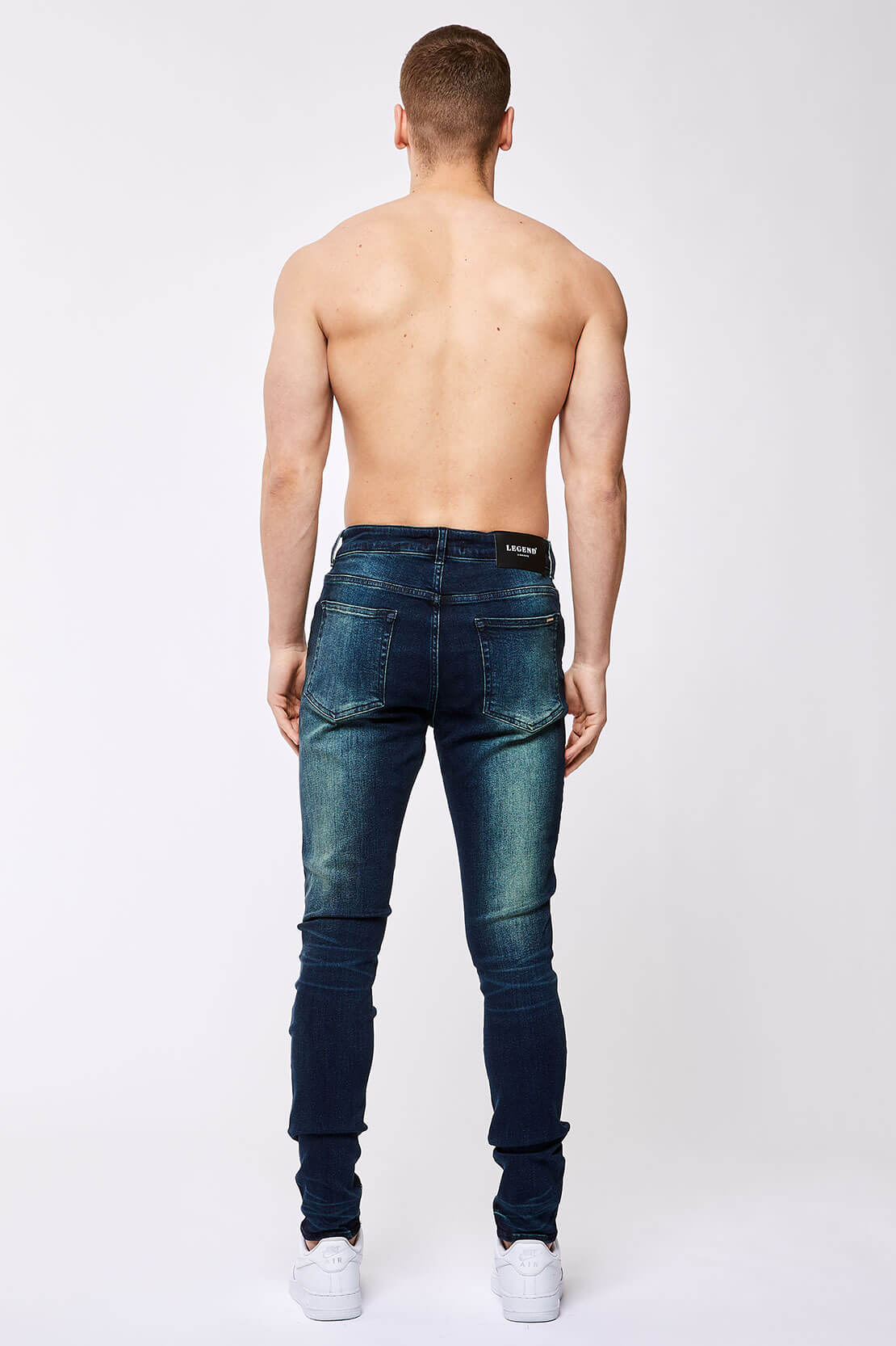 Legend London Jeans SKINNY FIT JEANS - DARK BLUE OVERDYE