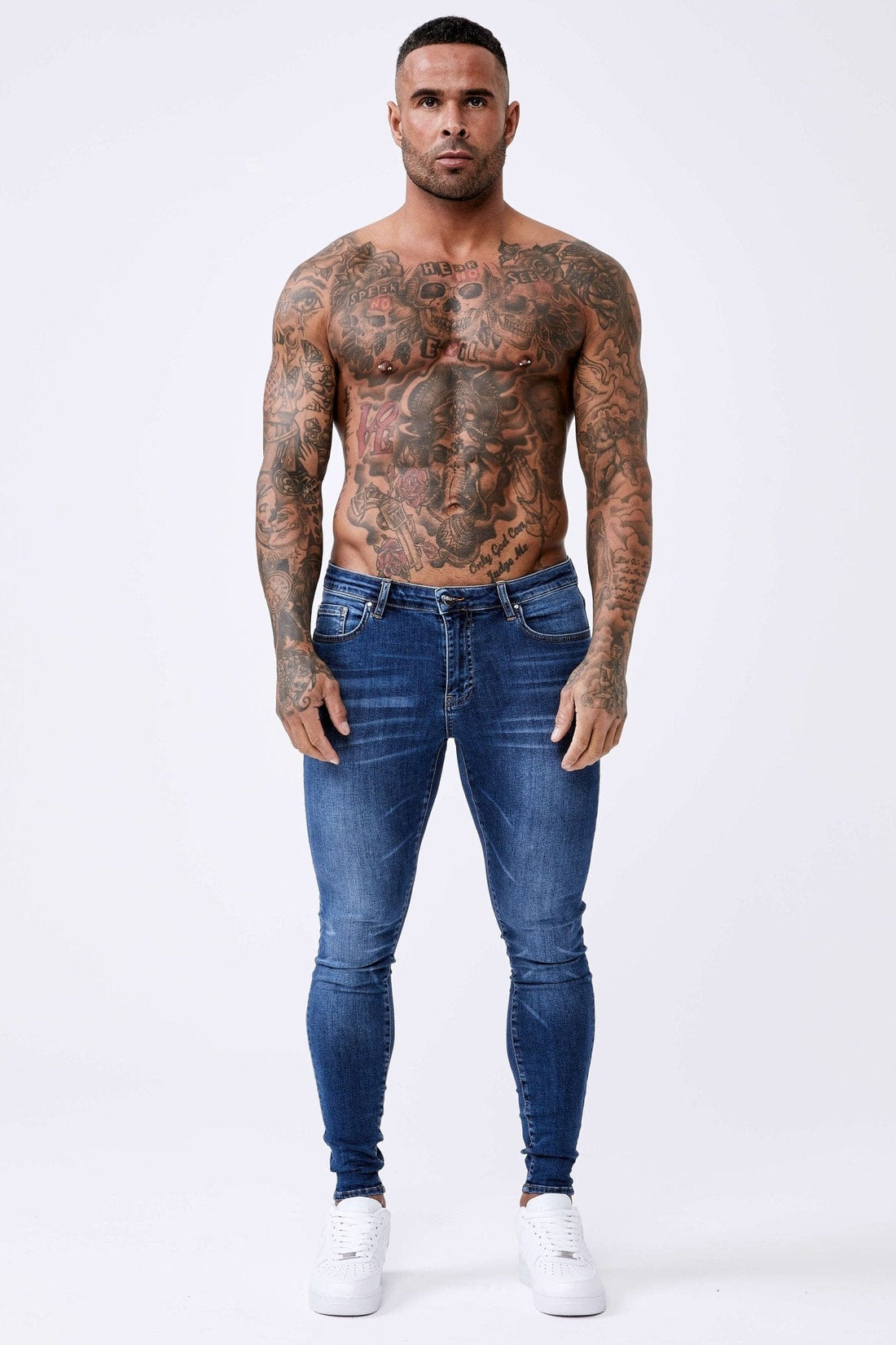 Legend London Jeans Vintage Blue - Extreme Wash
