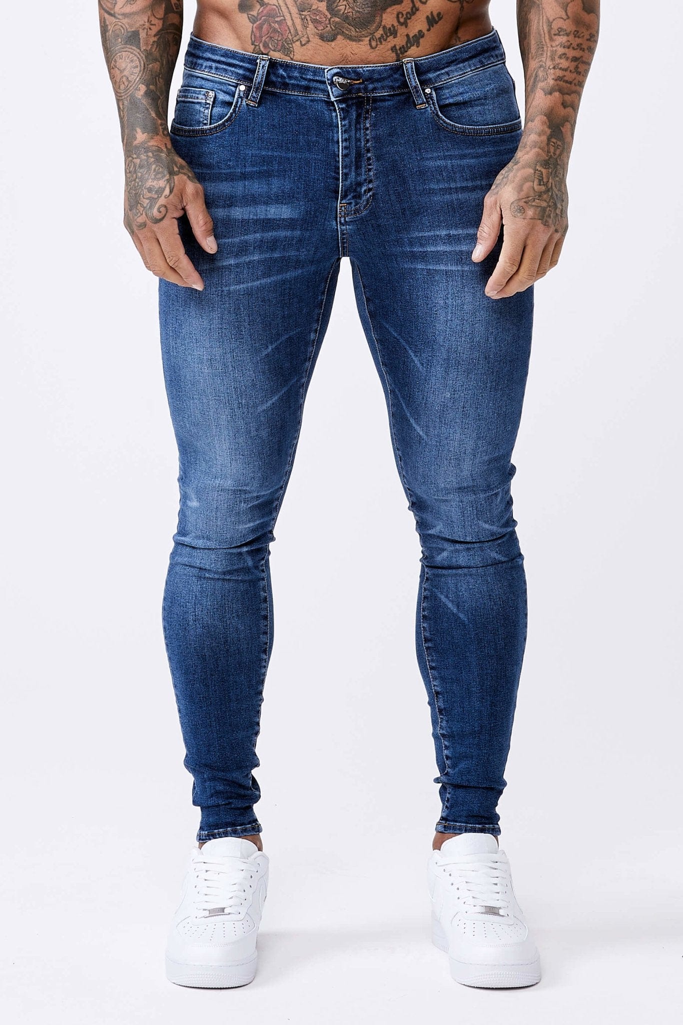 Legend London Jeans Vintage Blue - Extreme Wash