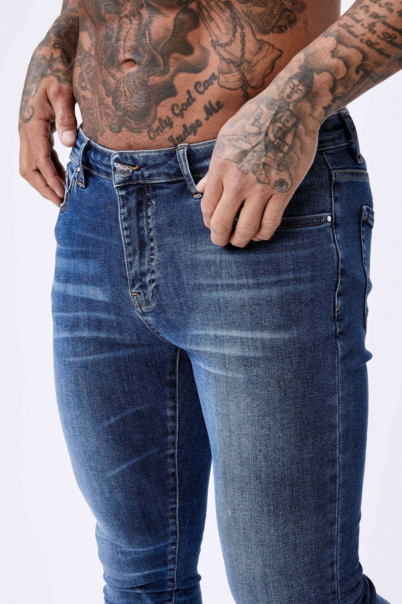 Legend London Jeans Vintage Blue - Extreme Wash