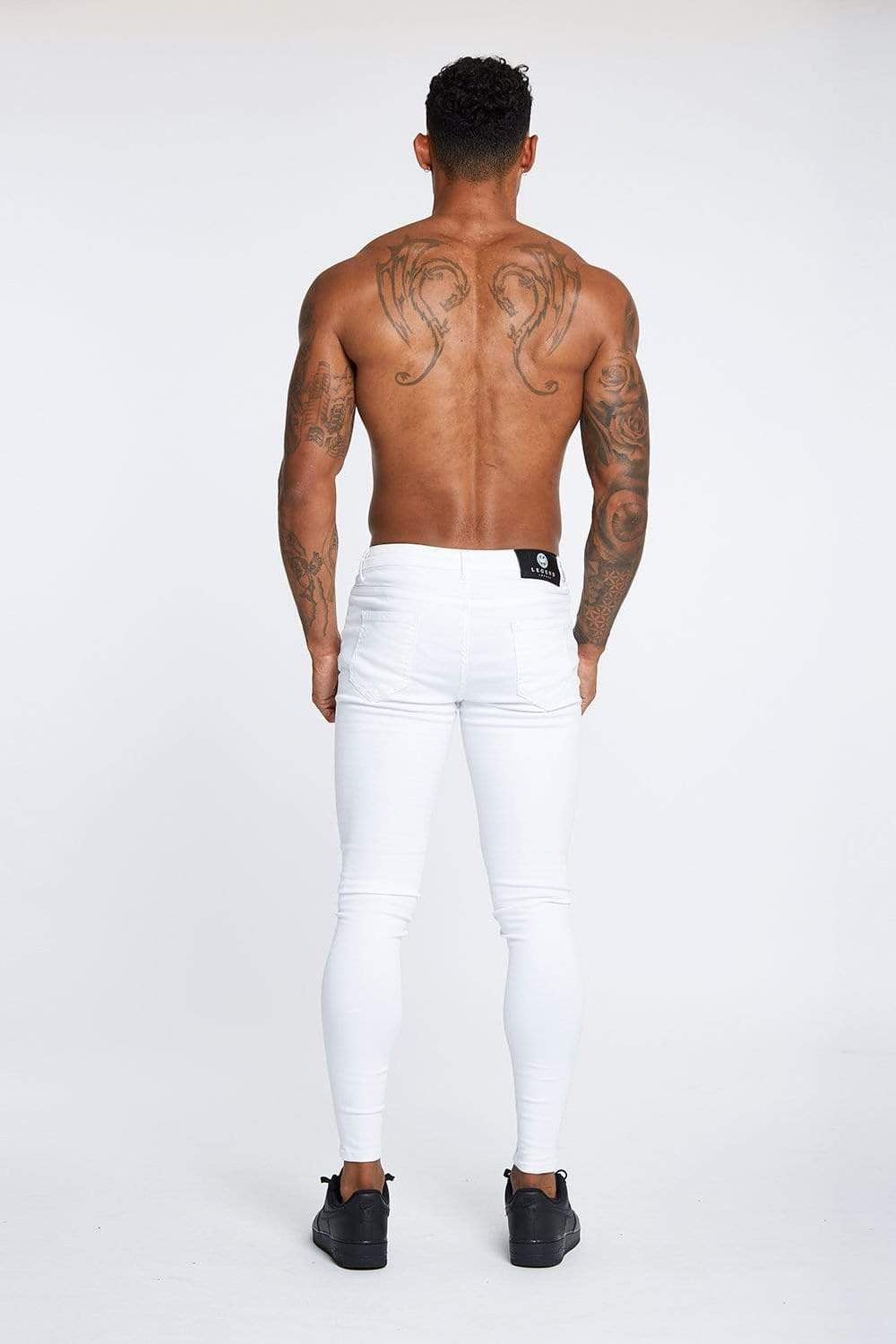 Legend London Jeans White – Non-Ripped Jeans