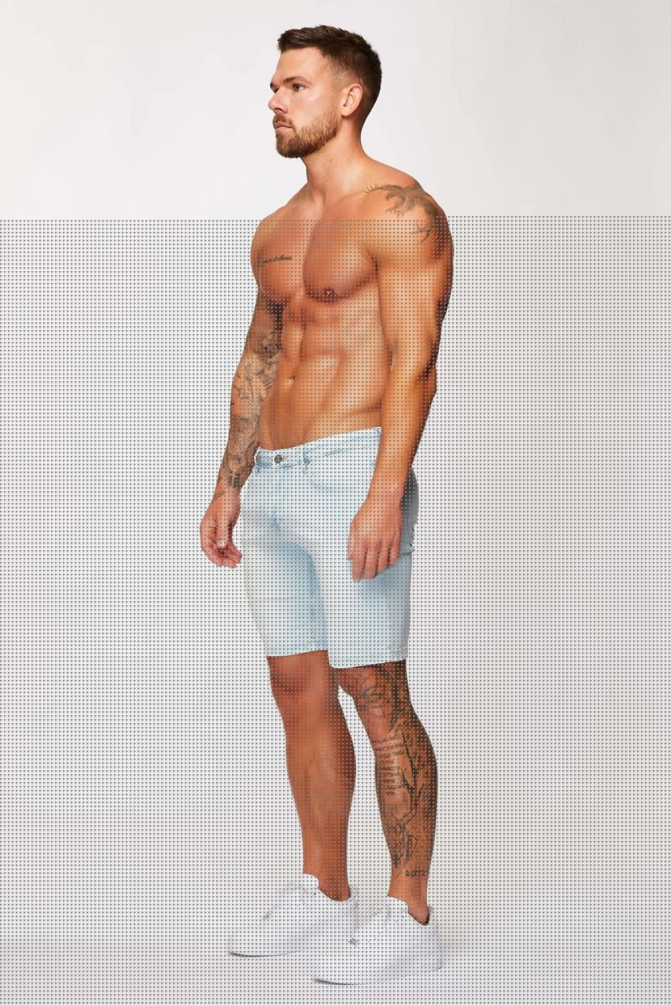 Legend London Shorts DENIM SHORT - PALE BLUE