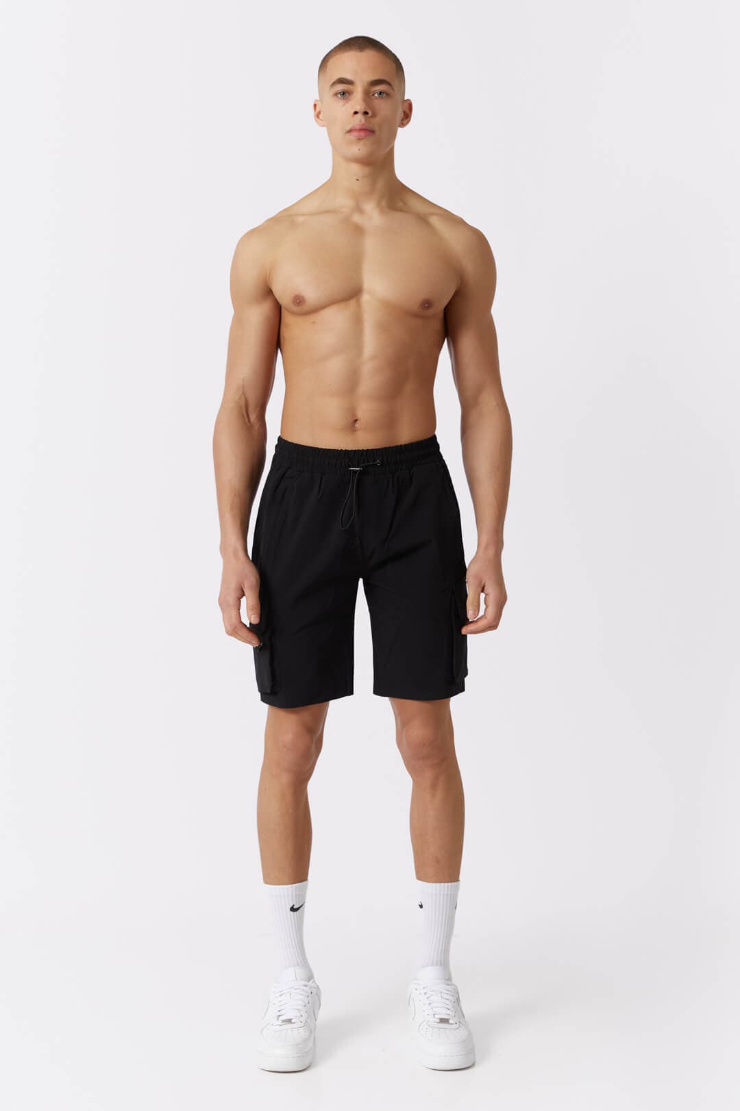 Legend London TECH CARGO SHORTS - BLACK