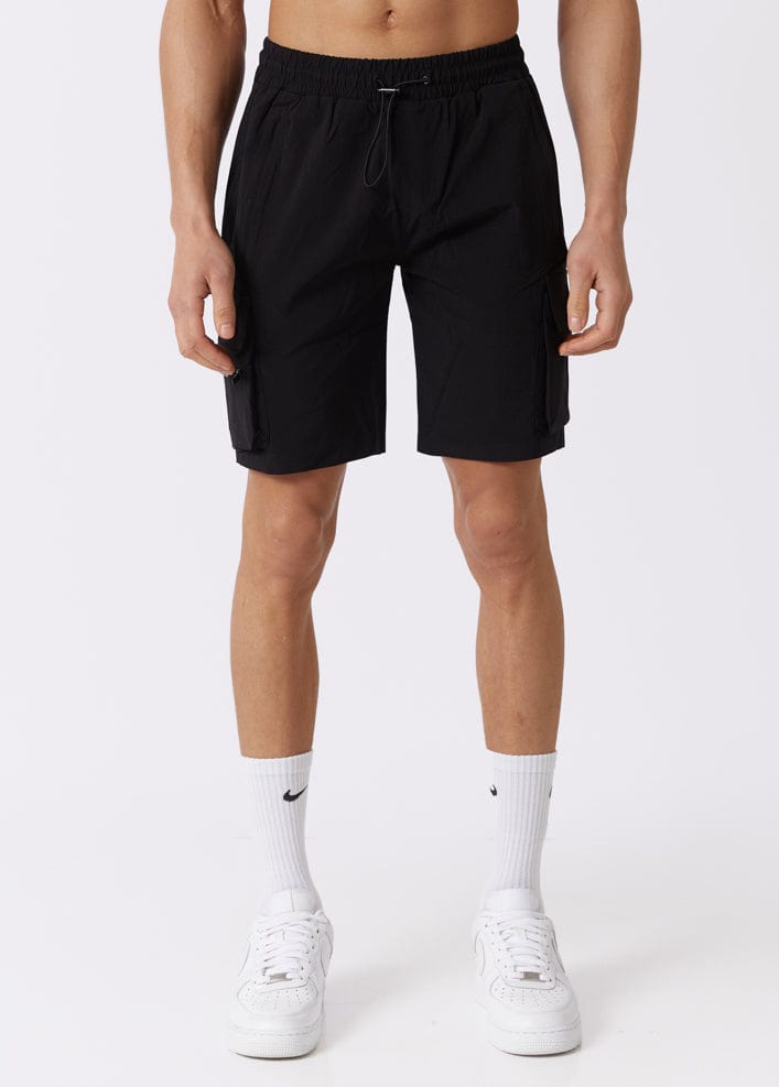 Legend London TECH CARGO SHORTS - BLACK