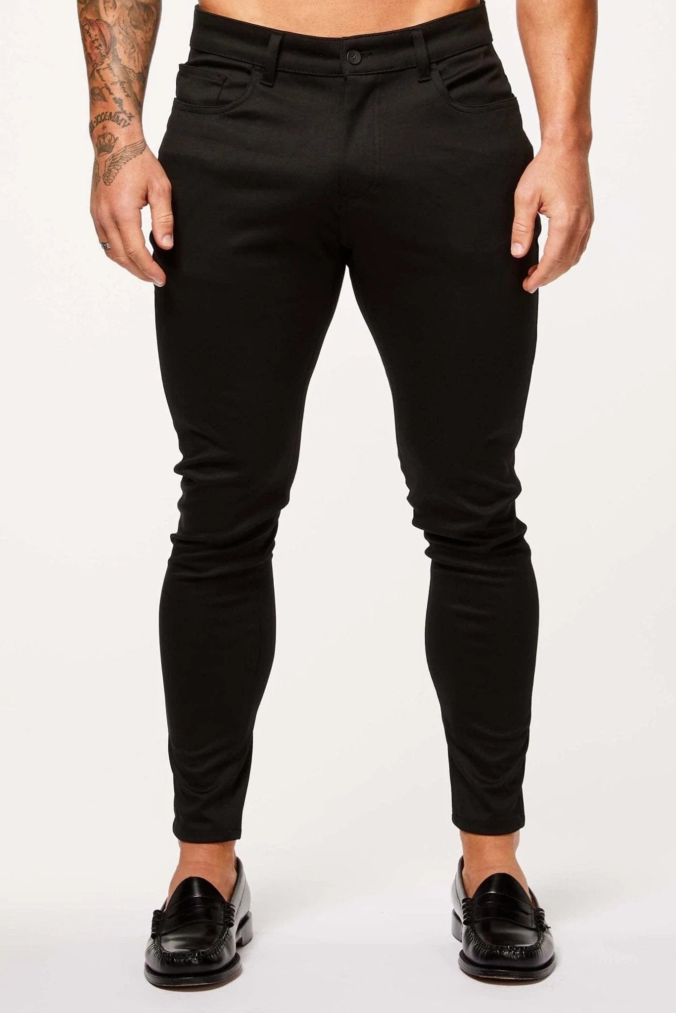 Legend London Trouser LUSTRE TROUSERS - BLACK