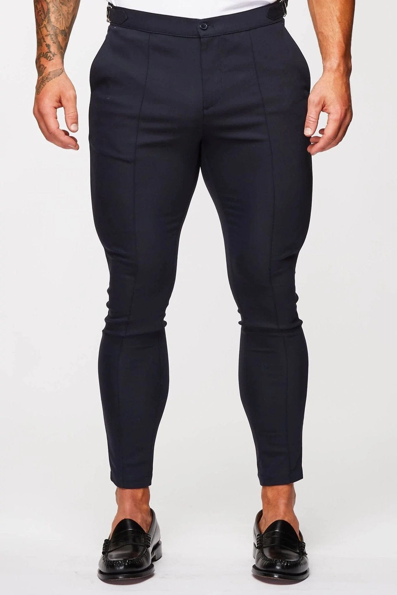 Legend London Trousers Spray on Cinch Trouser - Navy