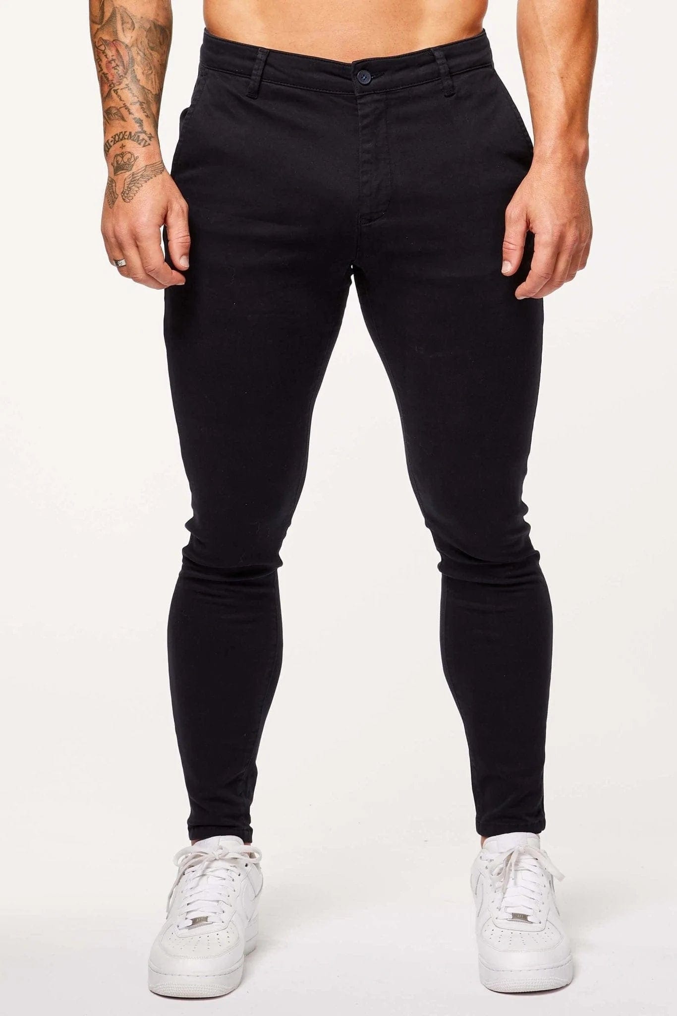 Legend London Trousers STRETCH CHINO - DARK NAVY