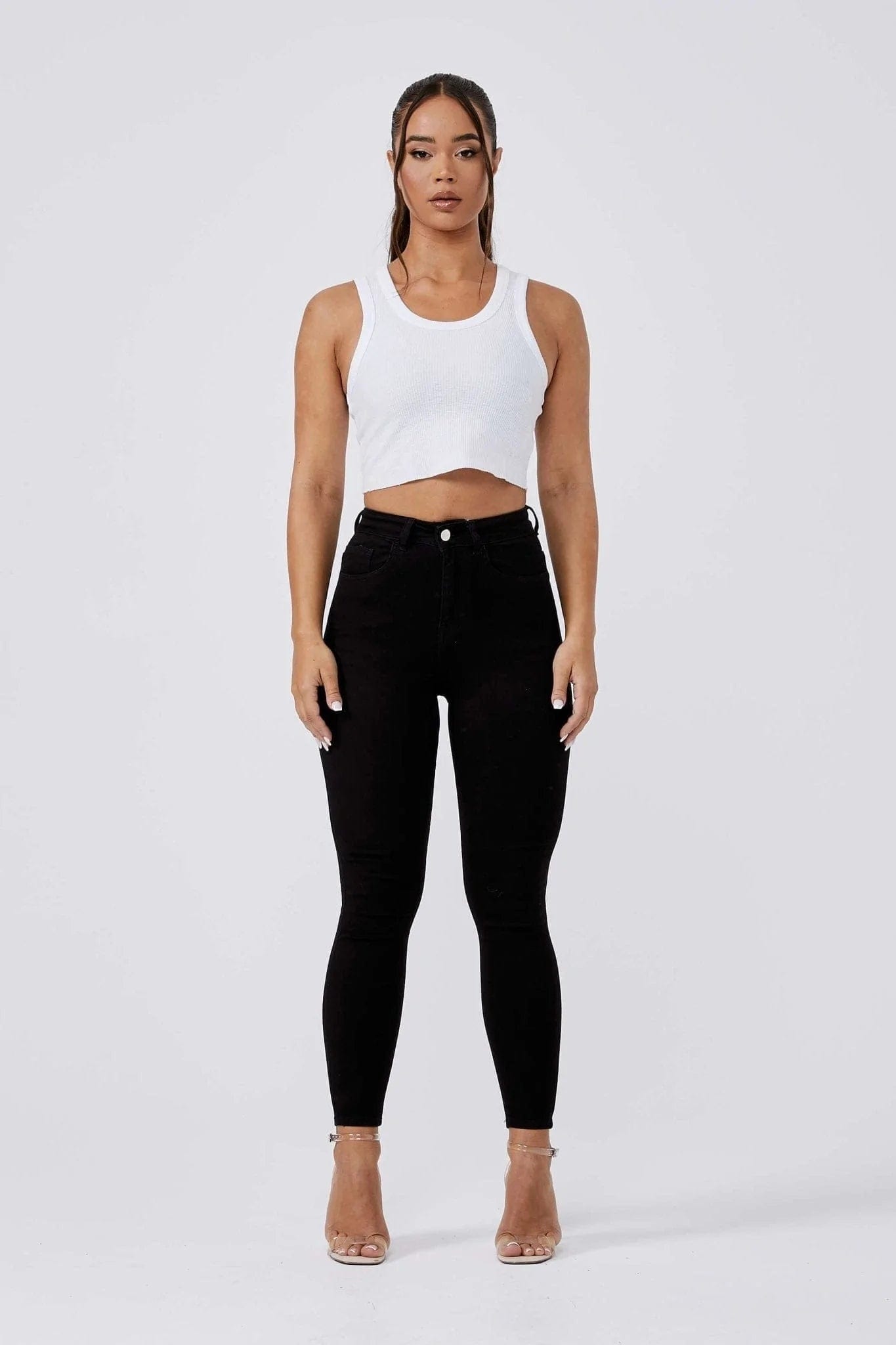 SKINNY JEANS BLACK – Legend London