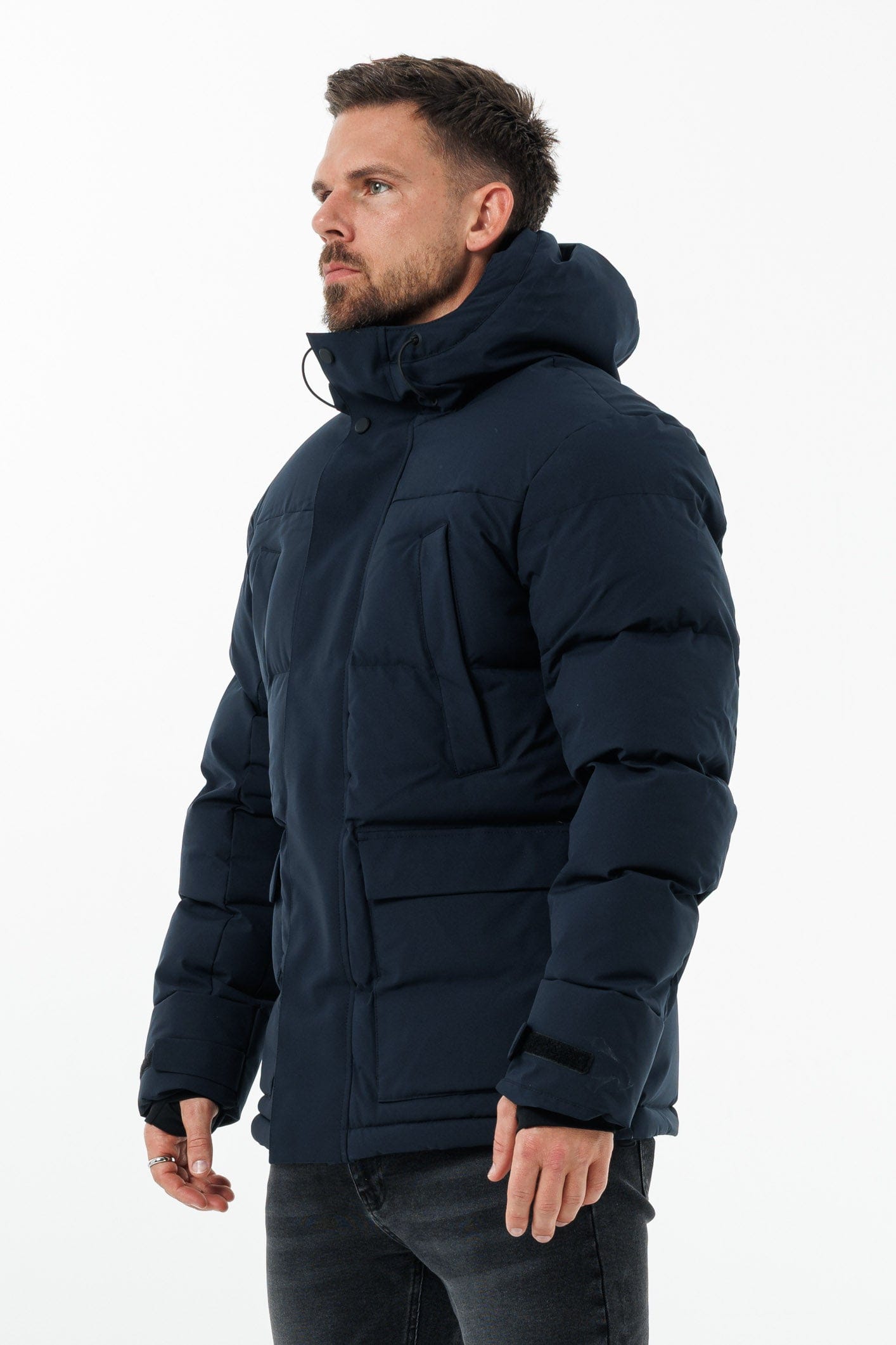 PUFFER-JACKE – GRAU