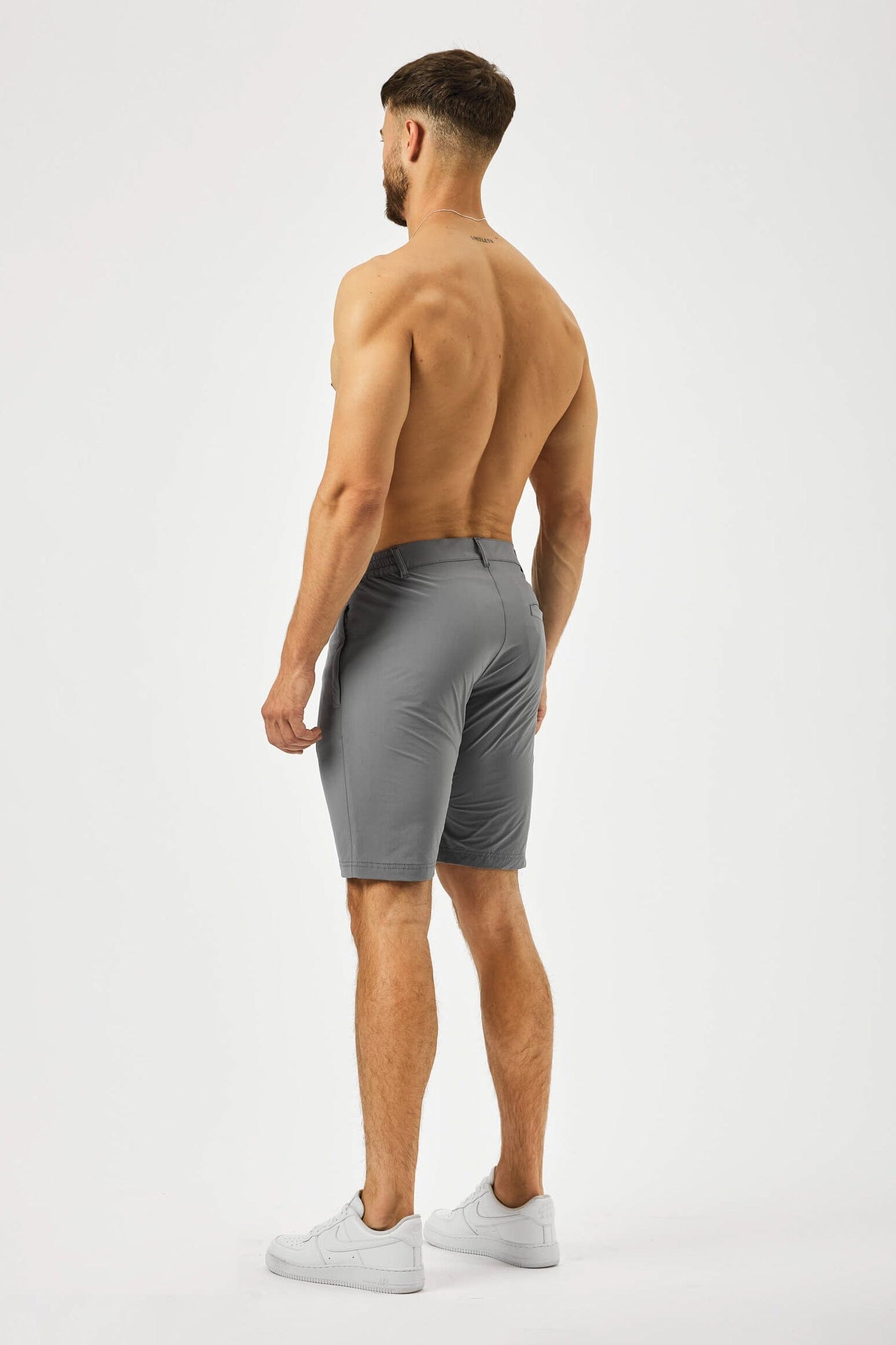 HABER Shorts FLIGHT TECH SHORTS - CHARCOAL GREY