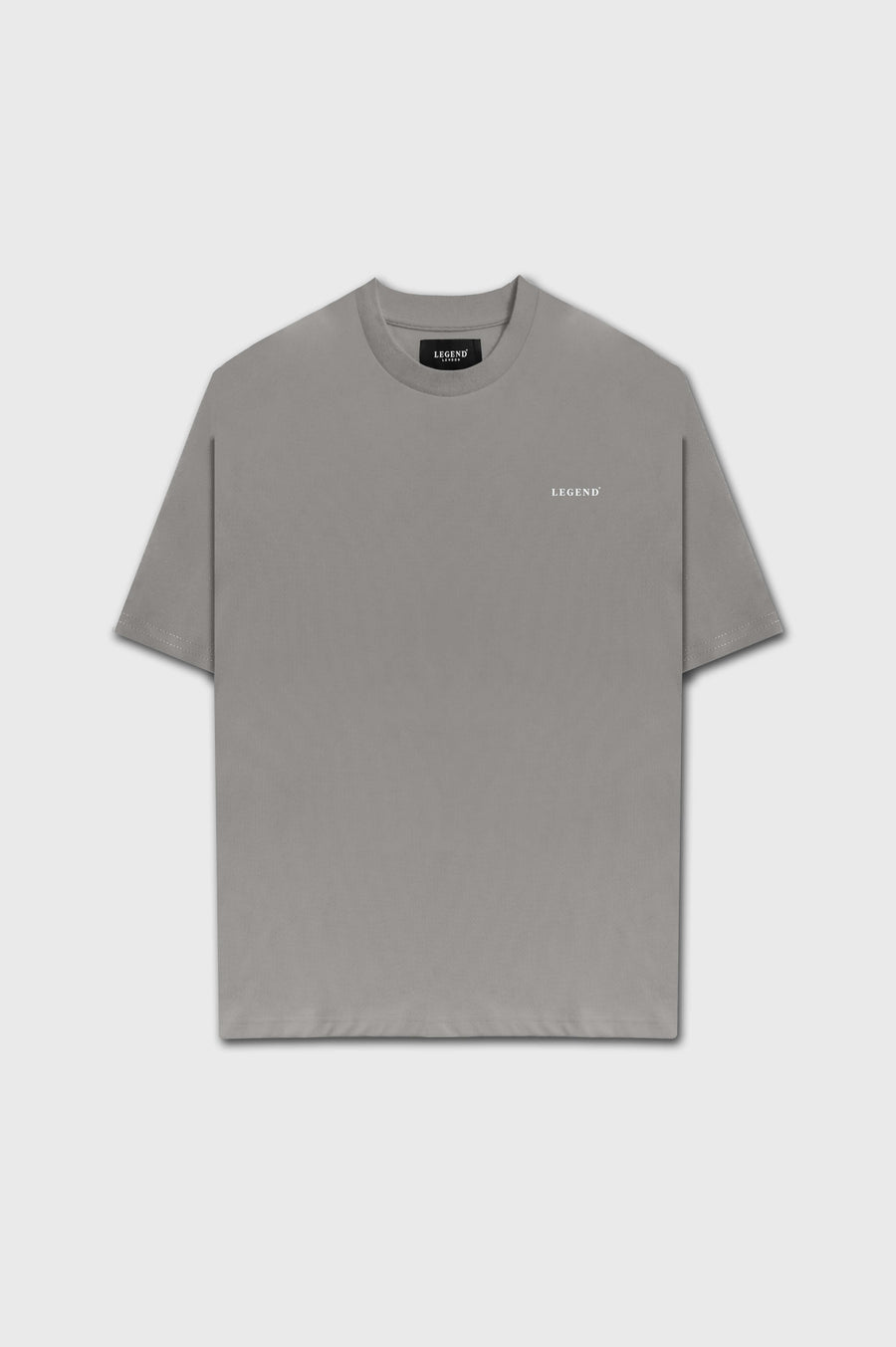 HABER T-SHIRT BASIC MUSCLE T-SHIRT - CHARCOAL GREY