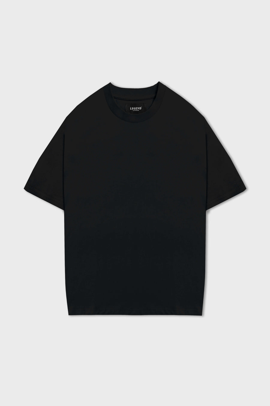 HABER T-SHIRT LEGENDS* BASICS OVERSIZED T-SHIRT - BLACK