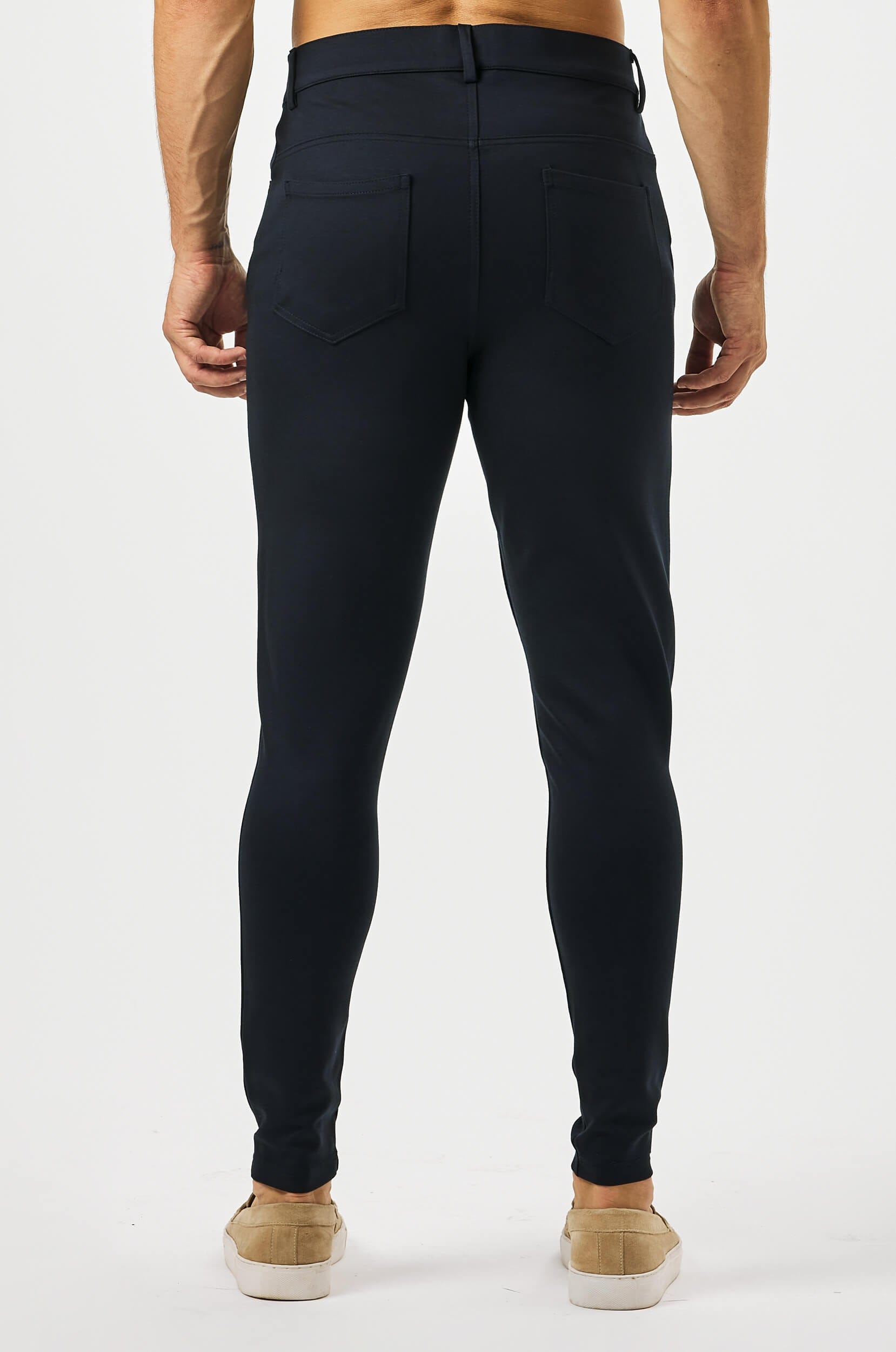 HABER Trouser LUSTRE TROUSERS - NAVY