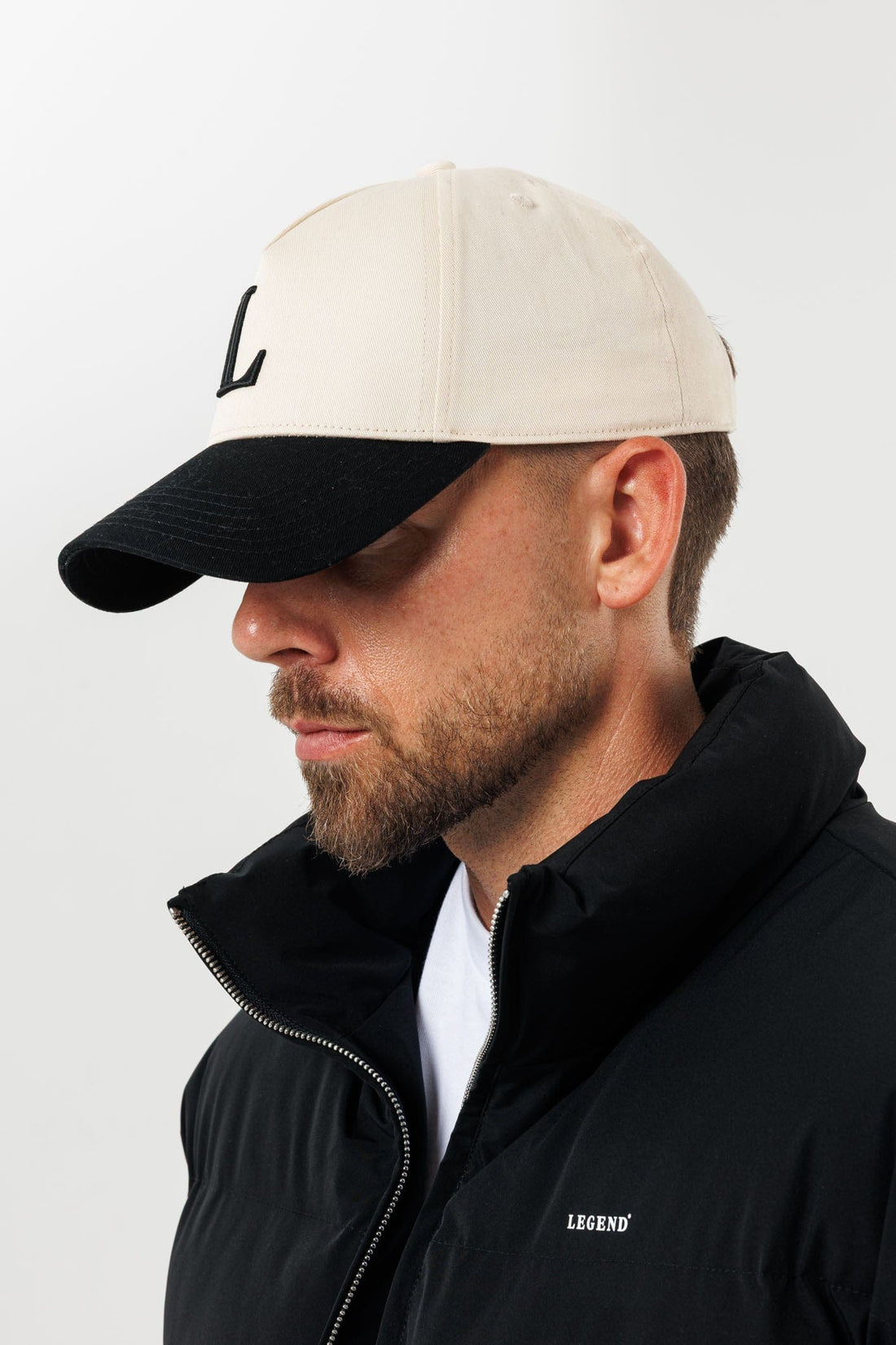 Legend London ACCESSORIES - CAPS LEGEND INITIAL LOGO CAP - BLACK