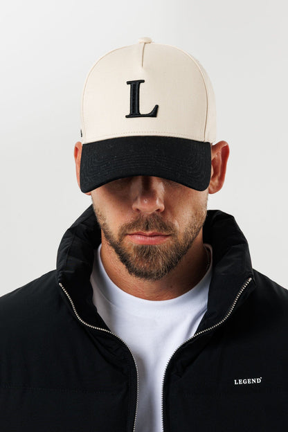 Legend London ACCESSORIES - CAPS LEGEND INITIAL LOGO CAP - BLACK