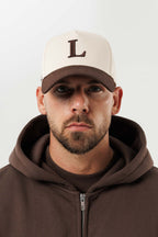 Legend London ACCESSORIES - CAPS LEGEND INITIAL LOGO CAP - BROWN