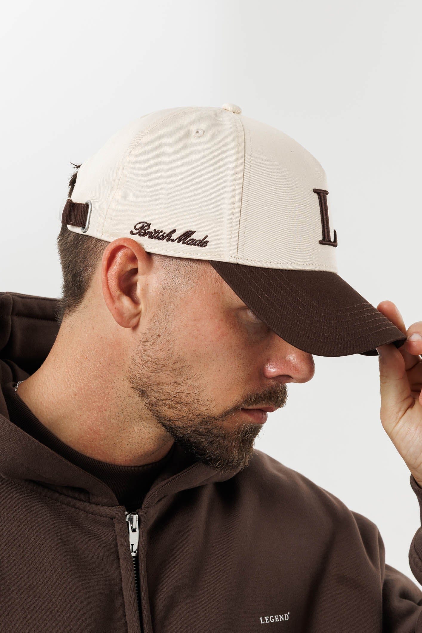 Legend London ACCESSORIES - CAPS LEGEND INITIAL LOGO CAP - BROWN