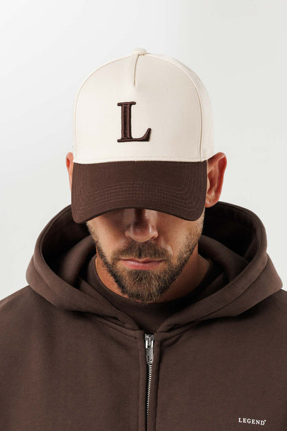 Legend London ACCESSORIES - CAPS LEGEND INITIAL LOGO CAP - BROWN