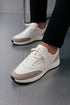 Legend London FOOTWEAR FORMA RUNNER - BEIGE AND WHITE