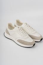 Legend London FOOTWEAR FORMA RUNNER - BEIGE AND WHITE