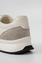 Legend London FOOTWEAR FORMA RUNNER - BEIGE AND WHITE