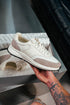 Legend London FOOTWEAR FORMA RUNNER - BEIGE AND WHITE