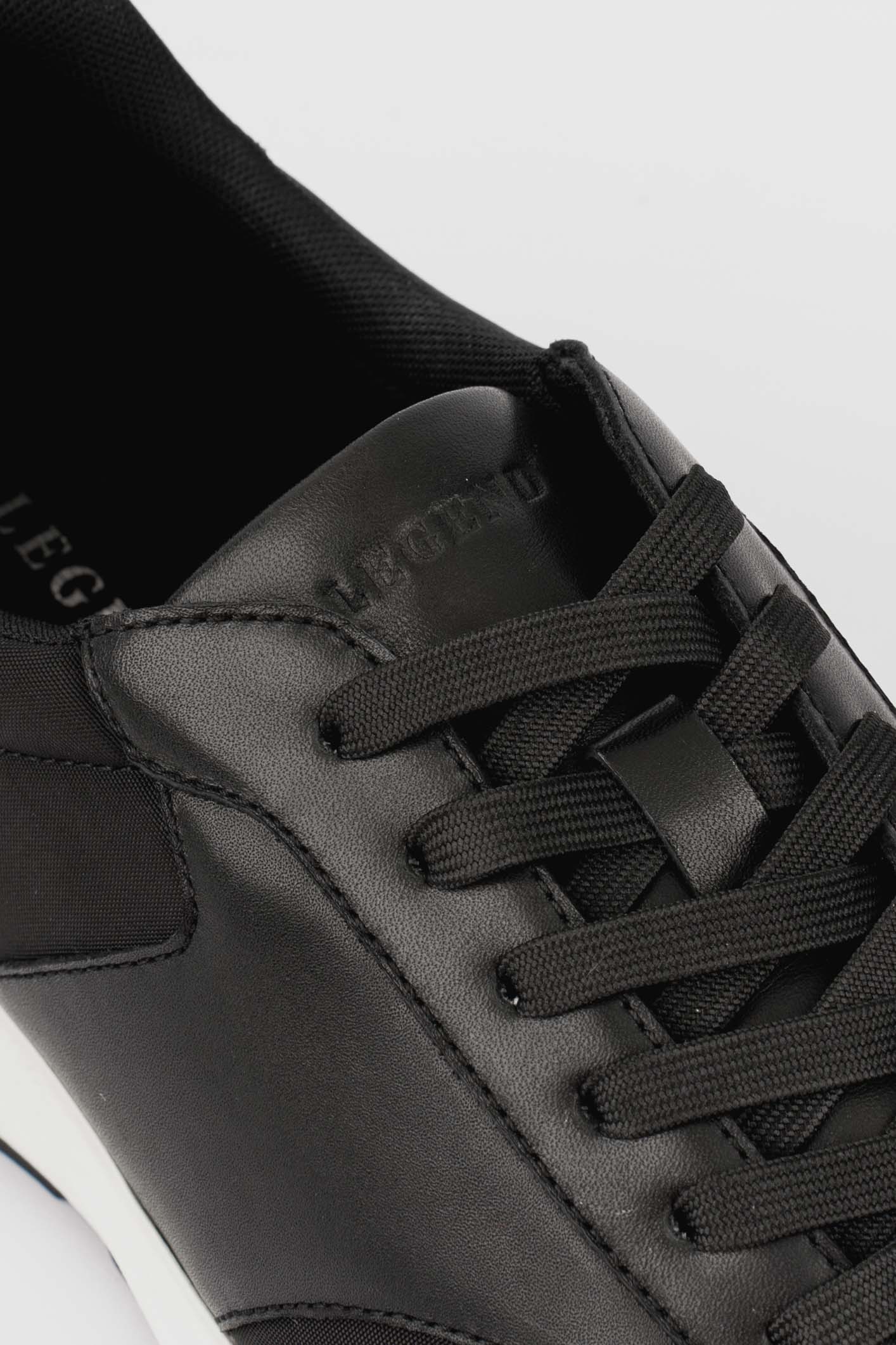 Legend London FOOTWEAR FORMA RUNNER - BLACK AND WHITE