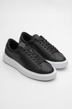 Legend London FOOTWEAR LEATHER TRAINER - BLACK