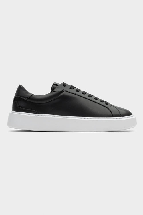 Legend London FOOTWEAR LEATHER TRAINER - BLACK