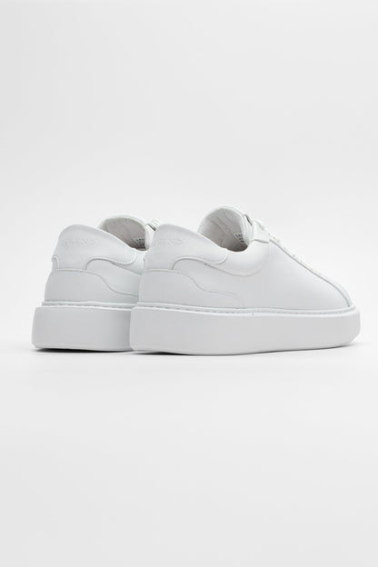 Legend London FOOTWEAR LEATHER TRAINER - WHITE