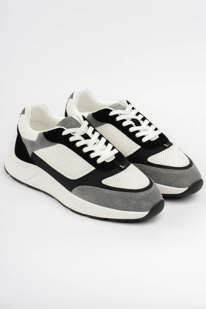Legend London FOOTWEAR SOHO RUNNER - BLACK GREY WHITE