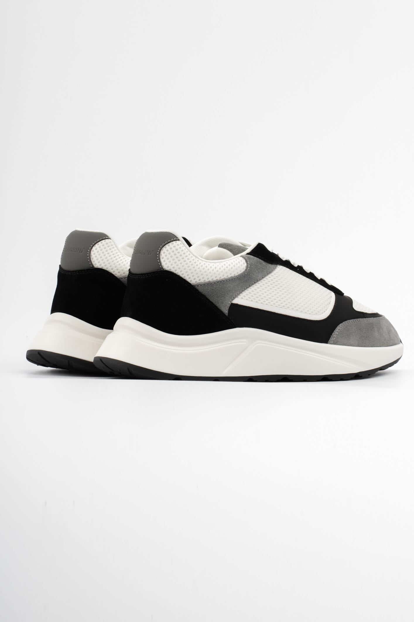 Legend London FOOTWEAR SOHO RUNNER - BLACK GREY WHITE