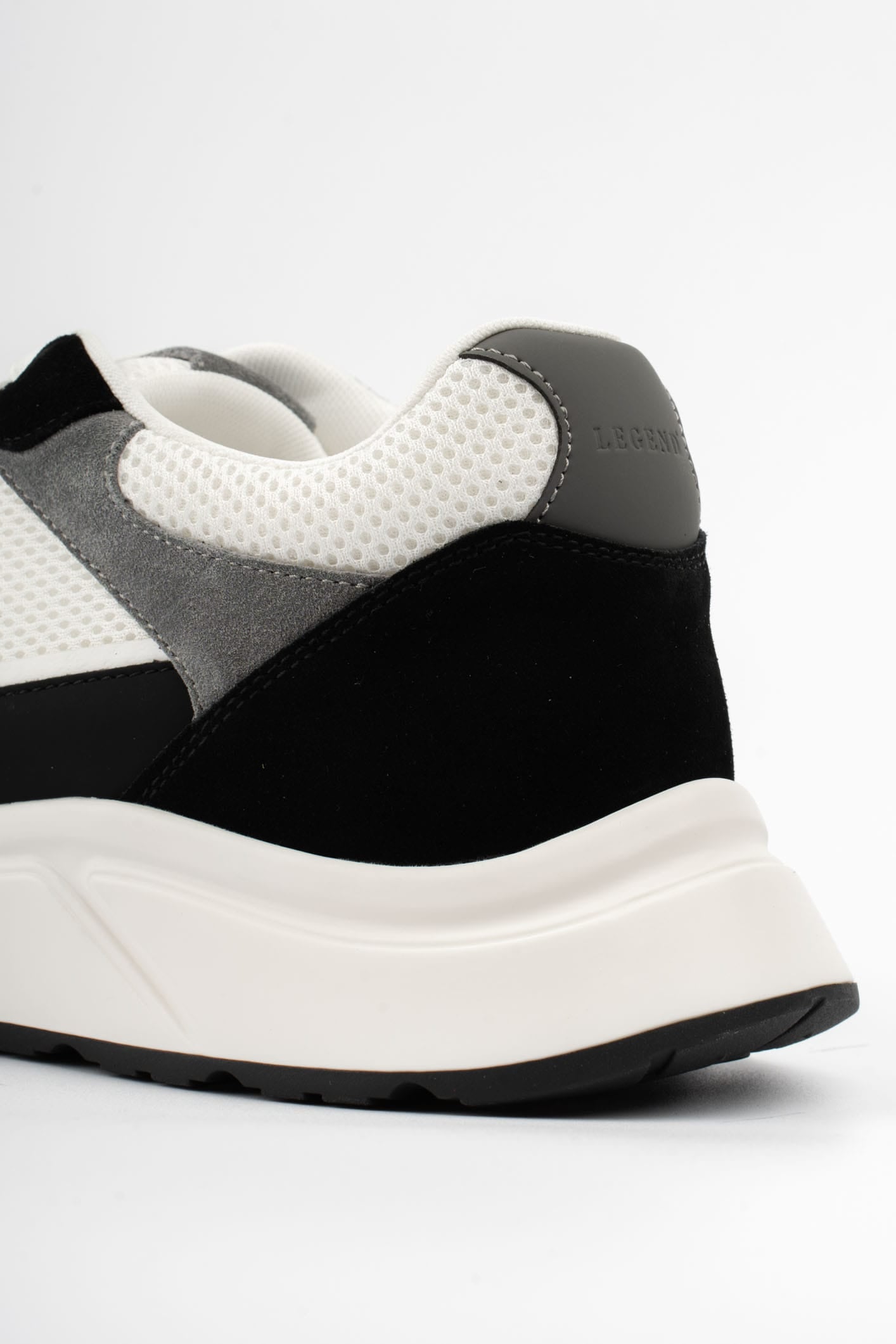Legend London FOOTWEAR SOHO RUNNER - BLACK GREY WHITE
