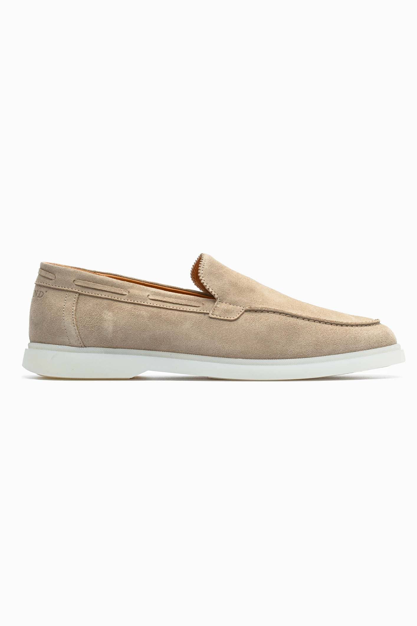 Legend London FOOTWEAR SUEDE LOAFER - BEIGE