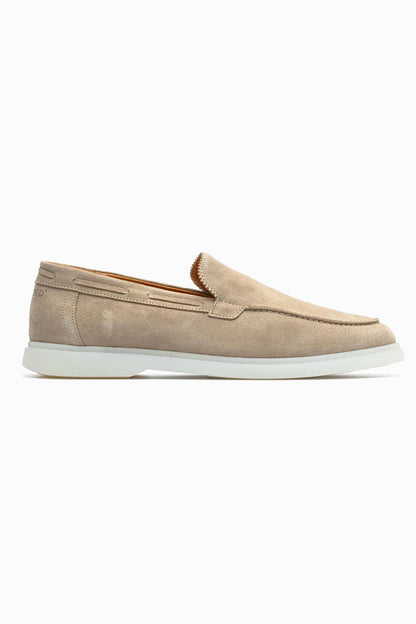 Legend London FOOTWEAR SUEDE LOAFER - BEIGE