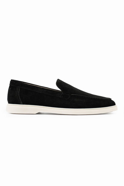 Legend London FOOTWEAR SUEDE LOAFER - BLACK