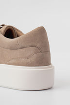 Legend London FOOTWEAR SUEDE TRAINER - BEIGE