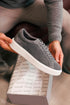 Legend London FOOTWEAR SUEDE TRAINER - DARK GREY