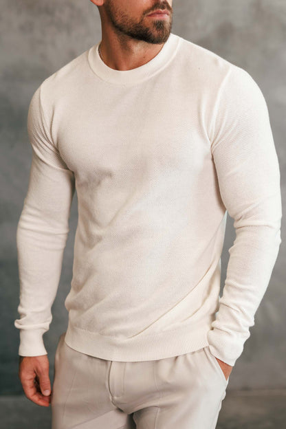 Legend London Hoodie COAST SWEATSHIRT - OFF WHITE