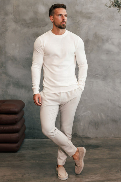 Legend London Hoodie COAST SWEATSHIRT - OFF WHITE