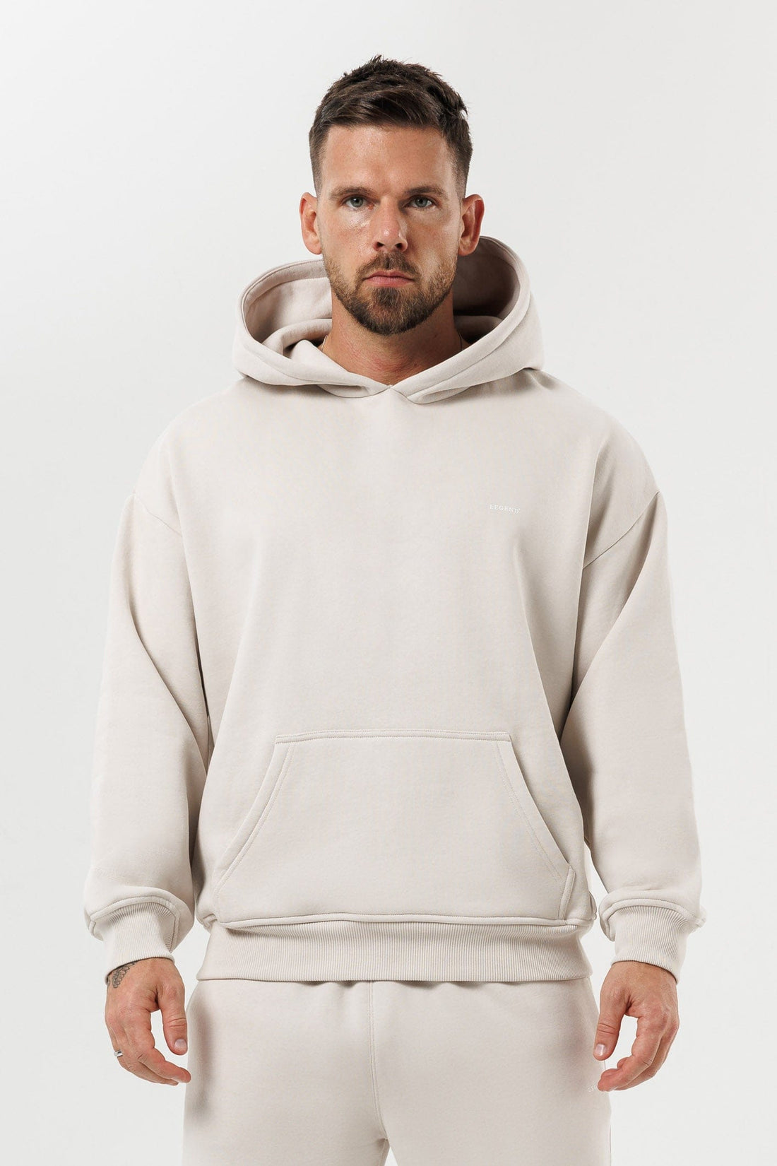 LEGEND LONDON Hoodie HOODIE - BEIGE