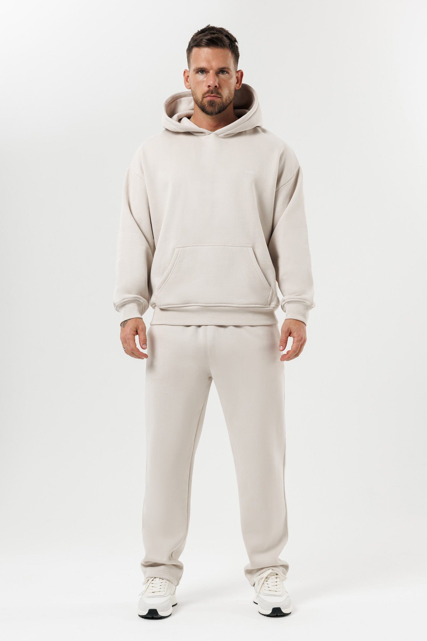 LEGEND LONDON Hoodie HOODIE - BEIGE