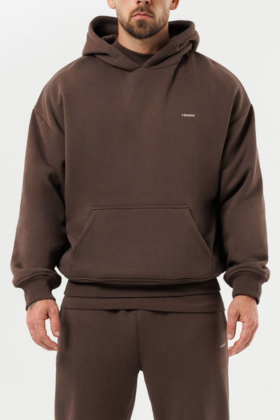 SUDADERA CON CAPUCHA - MARRÓN