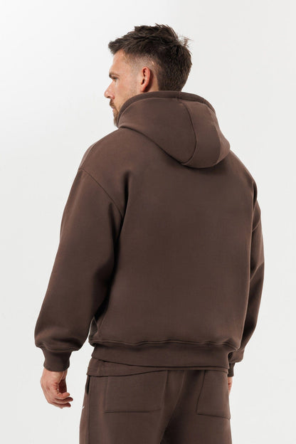LEGEND LONDON Hoodie HOODIE - BROWN