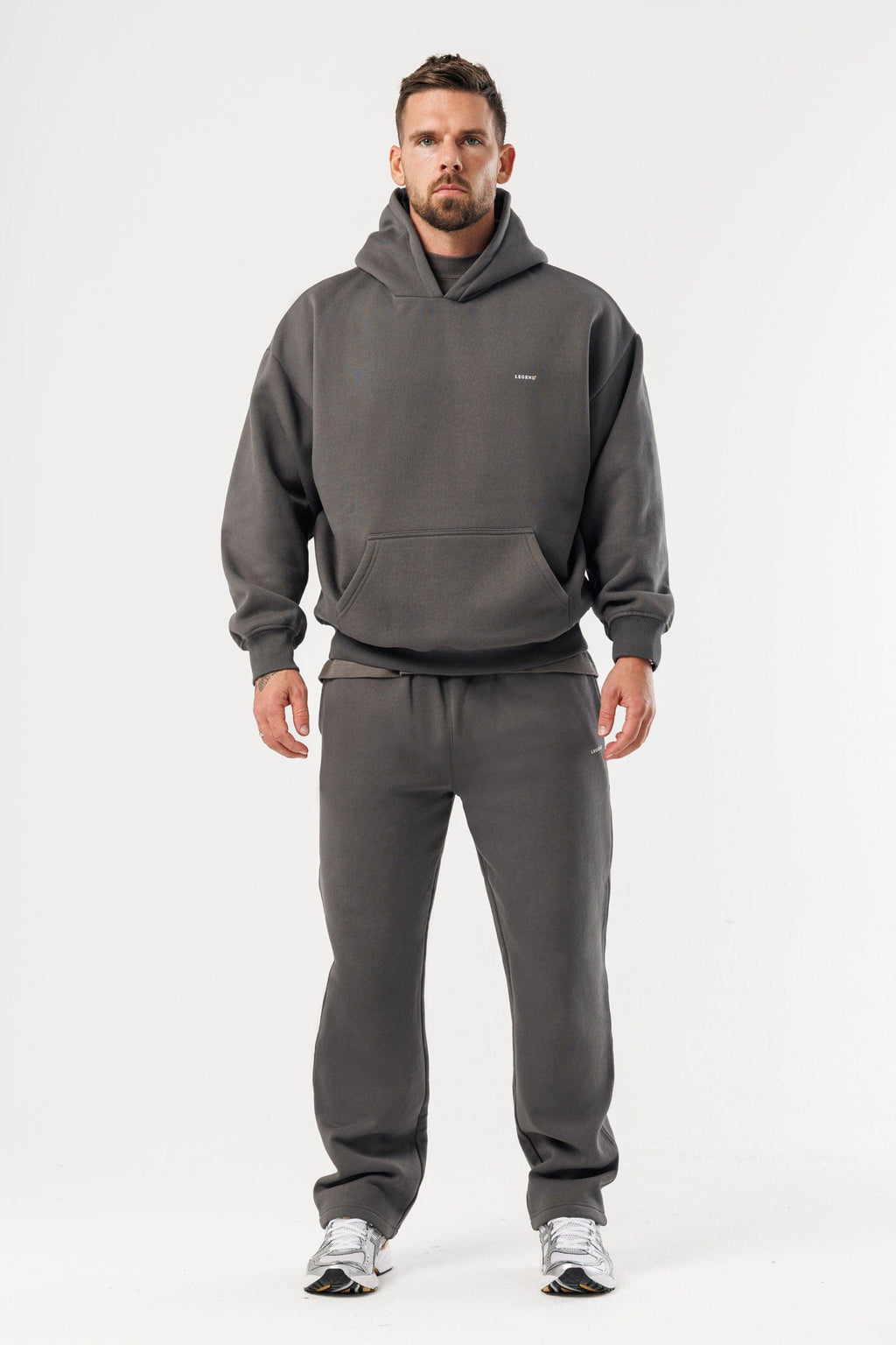 LEGEND LONDON Hoodie HOODIE - DARK GREY