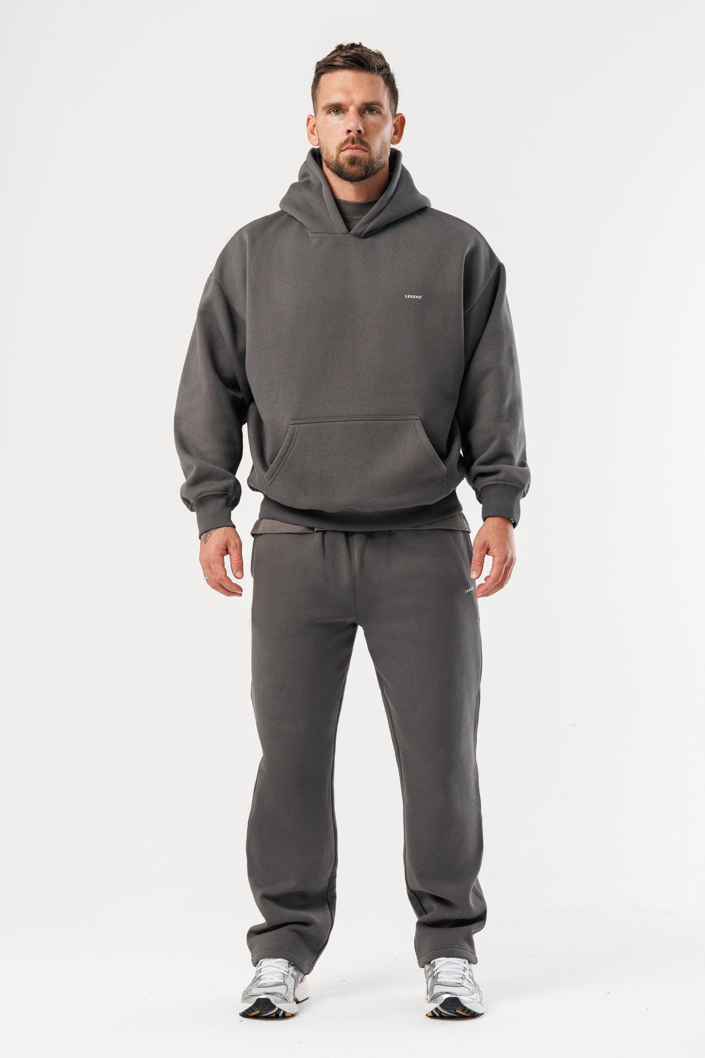 LEGEND LONDON Hoodie HOODIE - DARK GREY